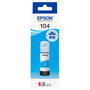 Epson Botella de Tinta 104 EcoTank Cian (C13T00P240) 65 ml