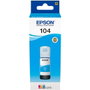 Epson Botella de Tinta 104 EcoTank Cian (C13T00P240) 65 ml