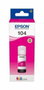 Epson Botella de Tinta EcoTank 104 Magenta 65 ml C13T00P340