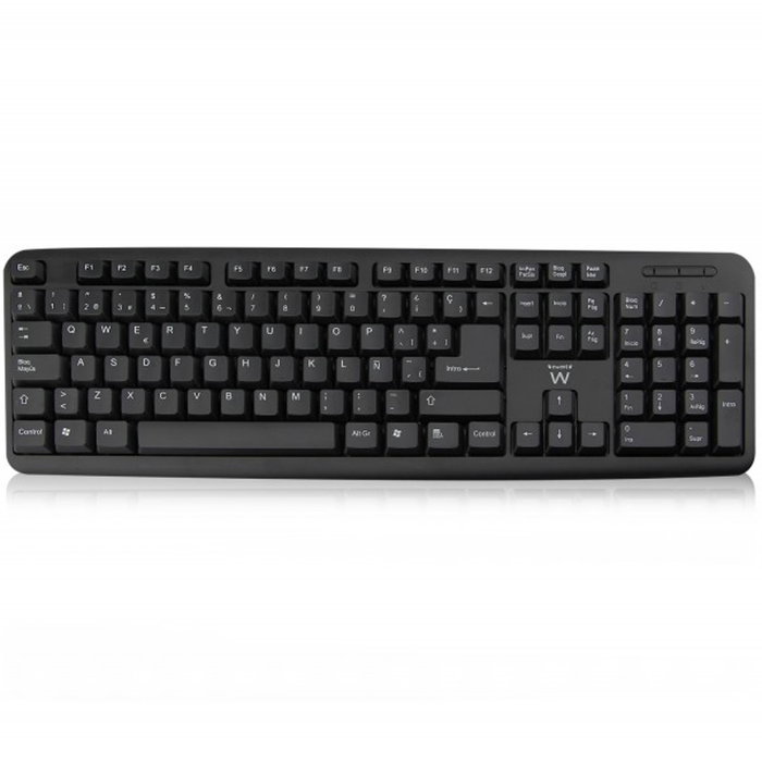 Ewent EW3109 Teclado Español Slim USB Negro Ewent EW3109 Teclado Español Slim USB Negro