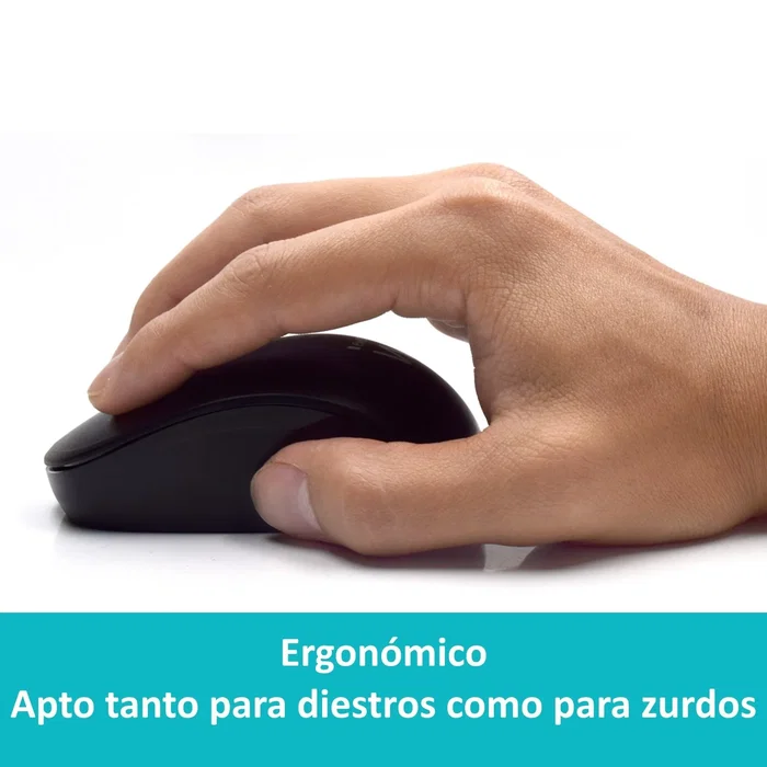 Ewent EW3256 Teclado y Ratón Inalámbricos Multimedia Español QWERTY Compacto Tecnología 2.4G Receptor Nano USB Sensor Óptico 1600 dpi Ahorro Energía