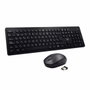 Ewent EW3256 Kit de Teclado y Ratón Inalámbrico QWERTY Español Negro