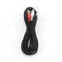 Gembird Cable de Audio Estéreo Jack 3.5mm Macho a 2 RCA Macho, 5 Metros, Negro, Rojo, Blanco