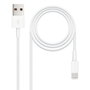 Nanocable Cable Lightning a USB 2.0 de 2m Blanco