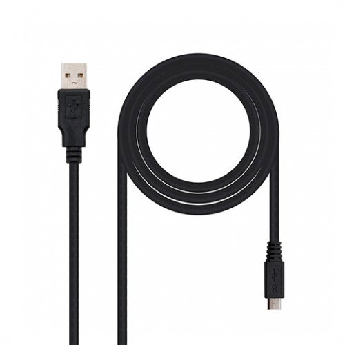 Nanocable Cable USB 2.0 Macho a Micro USB B Macho, 1.8m, Negro