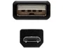 NANO CABLE Cable USB 2.0 Tipo A a Micro USB B, 0,8 m, Negro