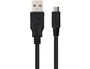 NANO CABLE Cable USB 2.0 Tipo A a Micro USB B, 0,8 m, Negro