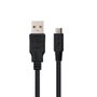 NANO CABLE Cable USB 2.0 Tipo A a Micro USB B, 0,8 m, Negro