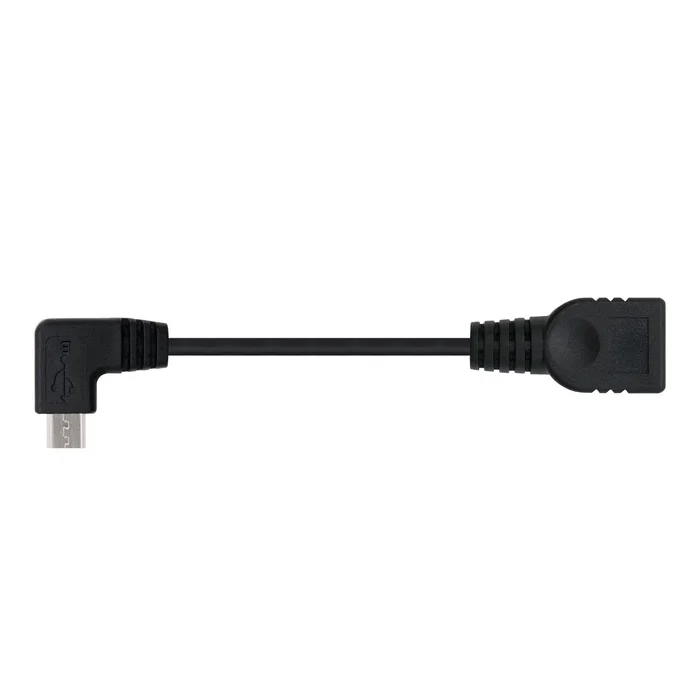 Nanocable Cable USB 2.0 OTG Acodado Micro-USB B a USB-A Hembra 15cm
