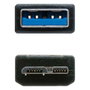 Nanocable Cable USB 3.0 de Tipo A a Micro USB B, 1 m, Negro