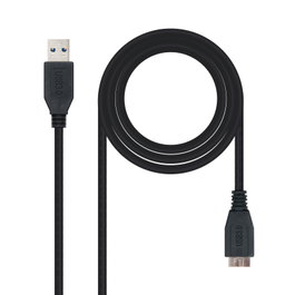 Cable USB 3.0 A a Micro USB B NANOCABLE 10.01.110-BK