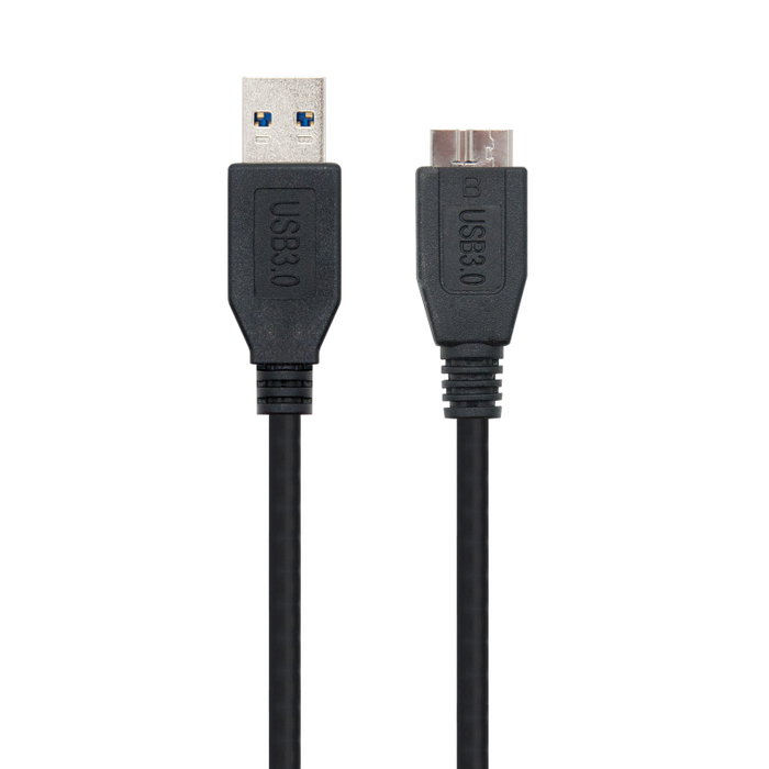 NANO CABLE Cable USB 3.0 Tipo A a Micro USB 3.0 Macho, 2m, Negro NANO CABLE Cable USB 3.0 Tipo A a Micro USB 3.0 Macho, 2m, Negro