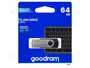 GOODRAM Pendrive 64GB UTS2 USB 2.0 Negro