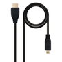 Nanocable Cable Micro HDMI a HDMI 1.8m Negro
