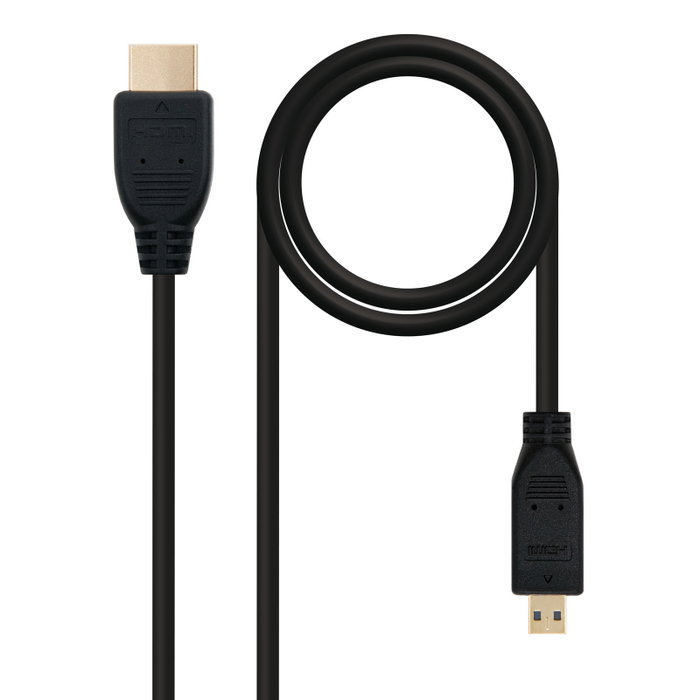 Nanocable Cable Micro HDMI a HDMI 1.8m Negro
