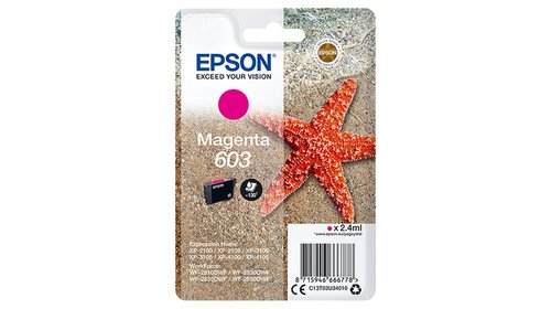 Epson Cartucho de Tinta Original 603 Magenta C13T03U34010