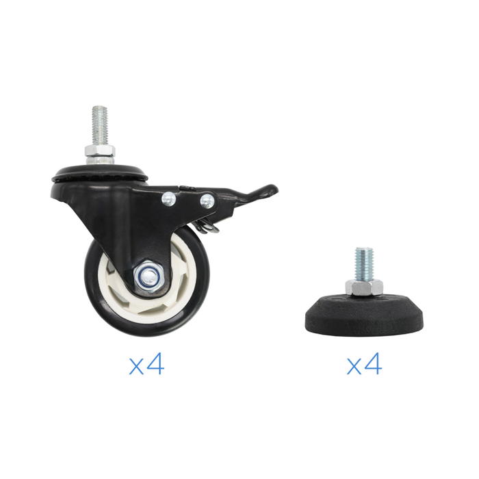 TooQ FS20200M-B Soporte de Suelo para Pantallas de 60" a 105", Negro, hasta 100kg