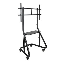 TOOQ Soporte suelo ruedas/patas pantallas 60-105 negro