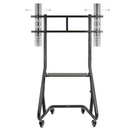 TooQ Soporte Suelo Ruedas FS20200M-B para TV 60-105" Hasta 100kg Negro
