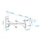 Tooq LP2323TN-B Soporte de Pared Articulado para TV de 10 a 23 pulgadas