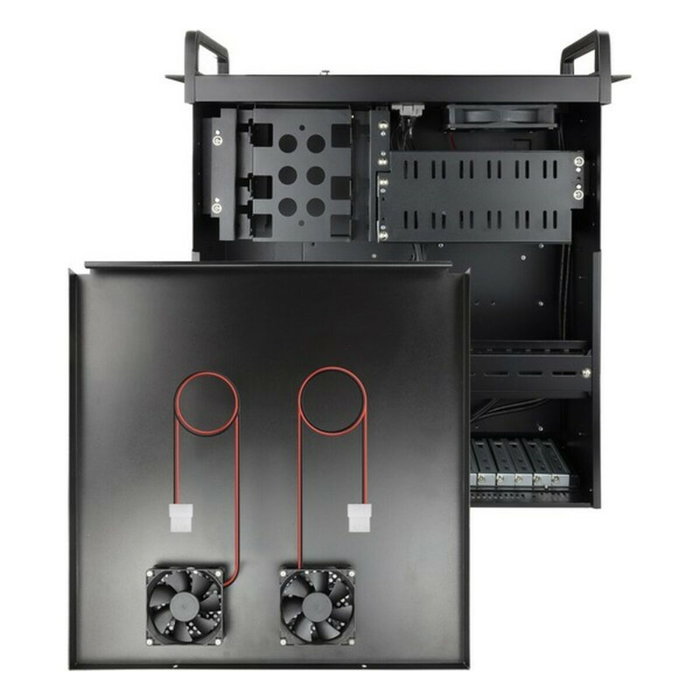 Tooq RACK-406N-USB3 Caja Rack 4U Negro