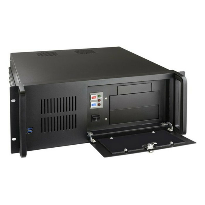 Tooq RACK-406N-USB3 Caja Rack 4U Negro