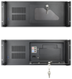 TooQ RACK-406N-USB3 Armario Rack 4U Bastidor de Pared Negro con USB 3.0 para Montaje en Rack de 19"