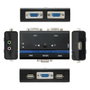 Nanocable KVM Switch VGA USB 1U-2PC Negro