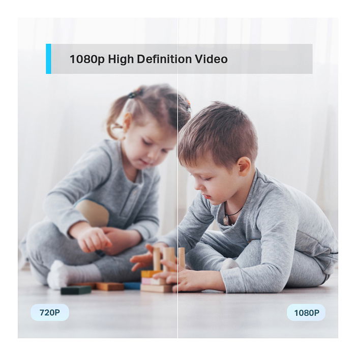 TP-LINK Tapo C200 Cámara de Vigilancia IP WiFi 1080p con Visión Nocturna, Blanca