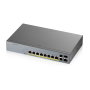 Zyxel GS1350-12HP-EU0101F Switch Gestionado L2 con 12 Puertos y PoE 130W