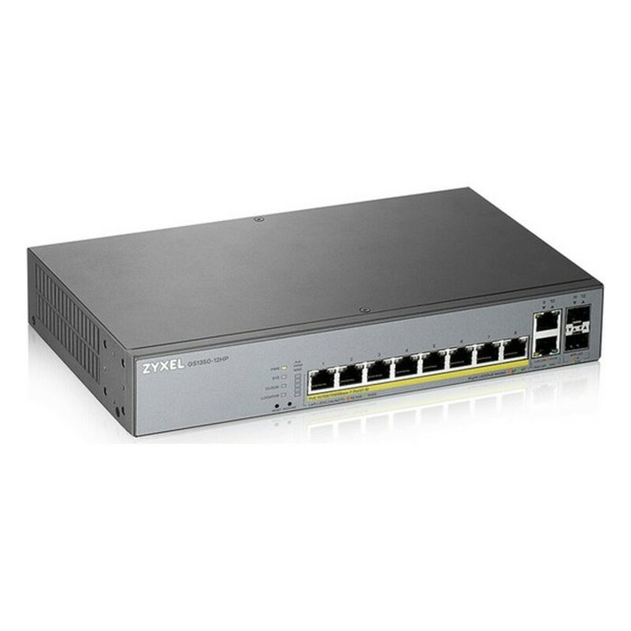Zyxel GS1350-12HP-EU0101F Switch Gestionado L2 con 12 Puertos y PoE 130W