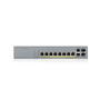 Zyxel GS1350-12HP-EU0101F Switch Gestionado L2 Gigabit Ethernet 10 Puertos PoE Gris