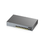 Zyxel GS1350-12HP-EU0101F Switch Gestionado L2 Gigabit Ethernet 10 Puertos PoE Gris