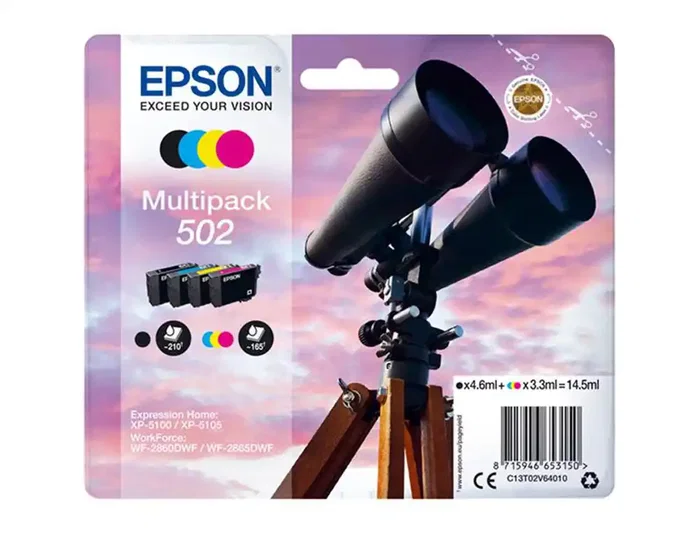 Epson Multipack 502 C13T02V64010 CMYK