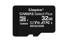 Kingston Canvas Select Plus 32 GB MicroSDHC UHS-I Clase 10 con Adaptador SD