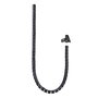 Nanocable Organizador de Cables Flexible 25mm 1m Negro