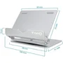 Soporte para móvil o tablet TooQ PH0002-S 90º 360º Plateado