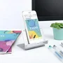 Soporte para móvil o tablet TooQ PH0002-S 90º 360º Plateado