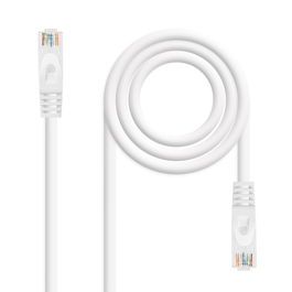NANOCABLE Cable de red latiguillo RJ45 LSZH Cat.6A UTP AWG24, Blanco, 3.0m
