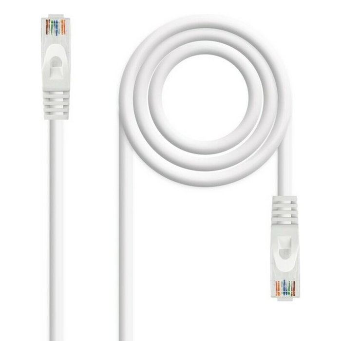 Nanocable Cable de red RJ45 Cat.6A UTP AWG24, 3m, Blanco