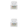 Nanocable Cable de red RJ45 Cat.6A UTP AWG24, 3m, Blanco