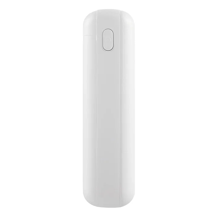 Intenso XS10000 Power Bank 10000 mAh Portátil con Pantalla LED, USB-C y Cable Incluido, Color Blanco Slim