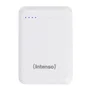 Intenso XS10000 Power Bank 10000 mAh Portátil con Pantalla LED, USB-C y Cable Incluido, Color Blanco Slim