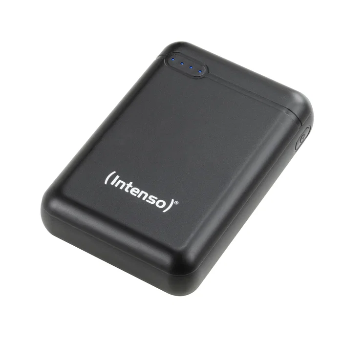 Intenso 7313530 Powerbank 10000 mAh Slim Negro Batería Externa con Pantalla LED y USB Tipo C