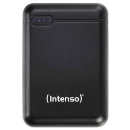 Intenso XS10000 Power Bank Batería Externa Slim 10000mAh Recargable, Negro, Ref. 7313530, Entrada/Salida USB-C, Protecciones Avanzadas