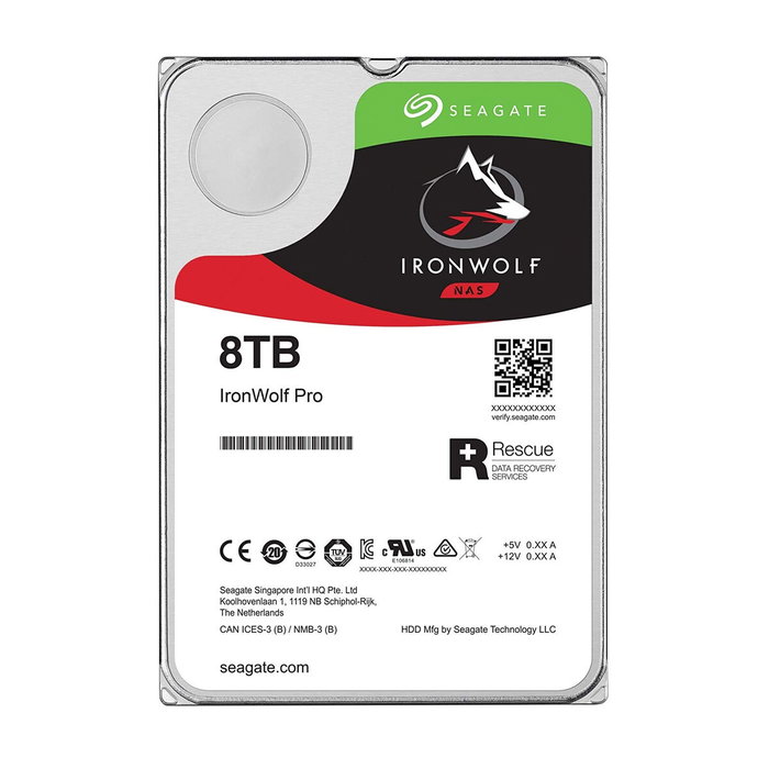 Seagate IronWolf ST8000VN004 8 TB 3.5 pulg. SATA III 7200 RPM