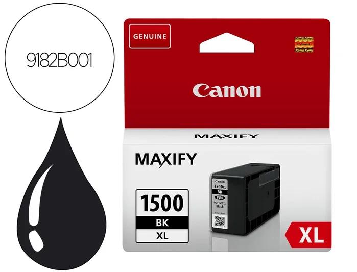 Canon PGI-1500XL BK Cartucho de Tinta Negro XL Canon PGI-1500XL BK Cartucho de Tinta Negro XL