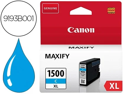 Canon PGI-1500XLC Cartucho de Tinta Cian XL Original Canon PGI-1500XLC Cartucho de Tinta Cian XL Original