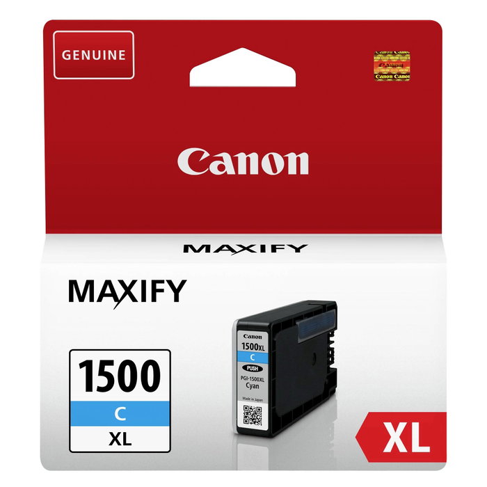 Canon PGI-1500XLC Cartucho de Tinta Cian XL Original Canon PGI-1500XLC Cartucho de Tinta Cian XL Original