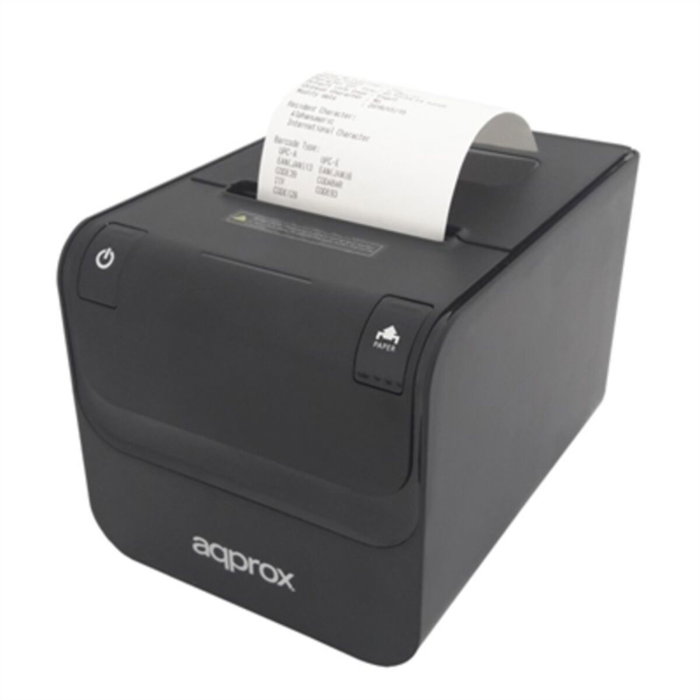 Approx Impresora de Tickets appPOS80AMUSE Térmica Negra USB-RS232-Ethernet
